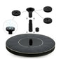 Fontaine solaire flottante 1,6 W avec 6 embouts