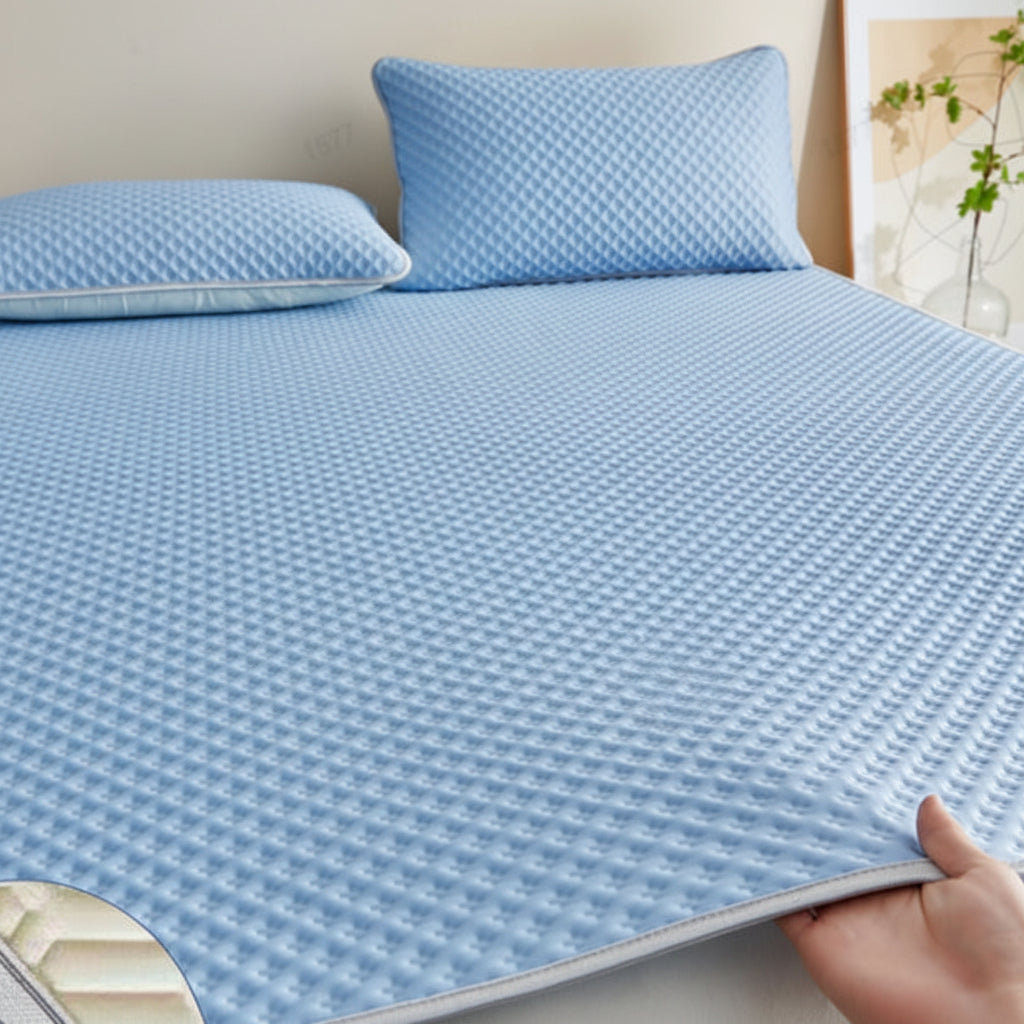 Tapis de couchage rafraîchissant pliable – Surmatelas d’été respirant – image 11