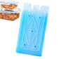 Bloc réfrigérant rectangulaire réutilisable pour glacière
