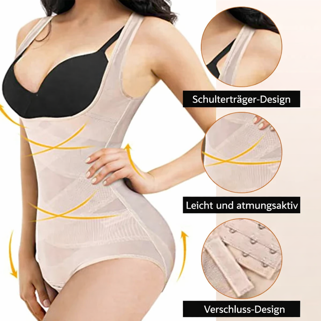 Body gainant sans couture à encolure en U, tailles M à 4XL