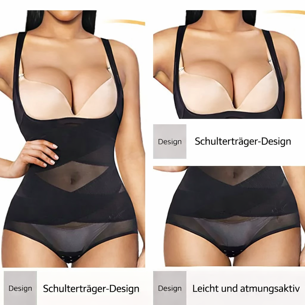 Body gainant sans couture à encolure en U, tailles M à 4XL
