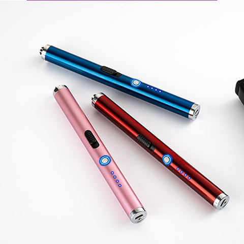 Stylo à impulsion électrique avec lampe LED rechargeable USB