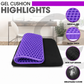 Coussin d’assise en gel de silicone à structure alvéolée