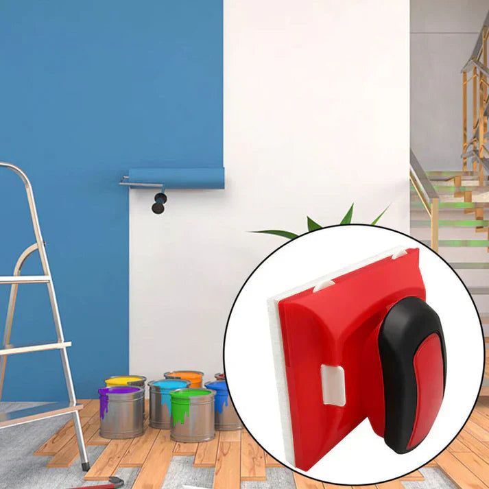 Outil de peinture pour bordures à poignée orientable