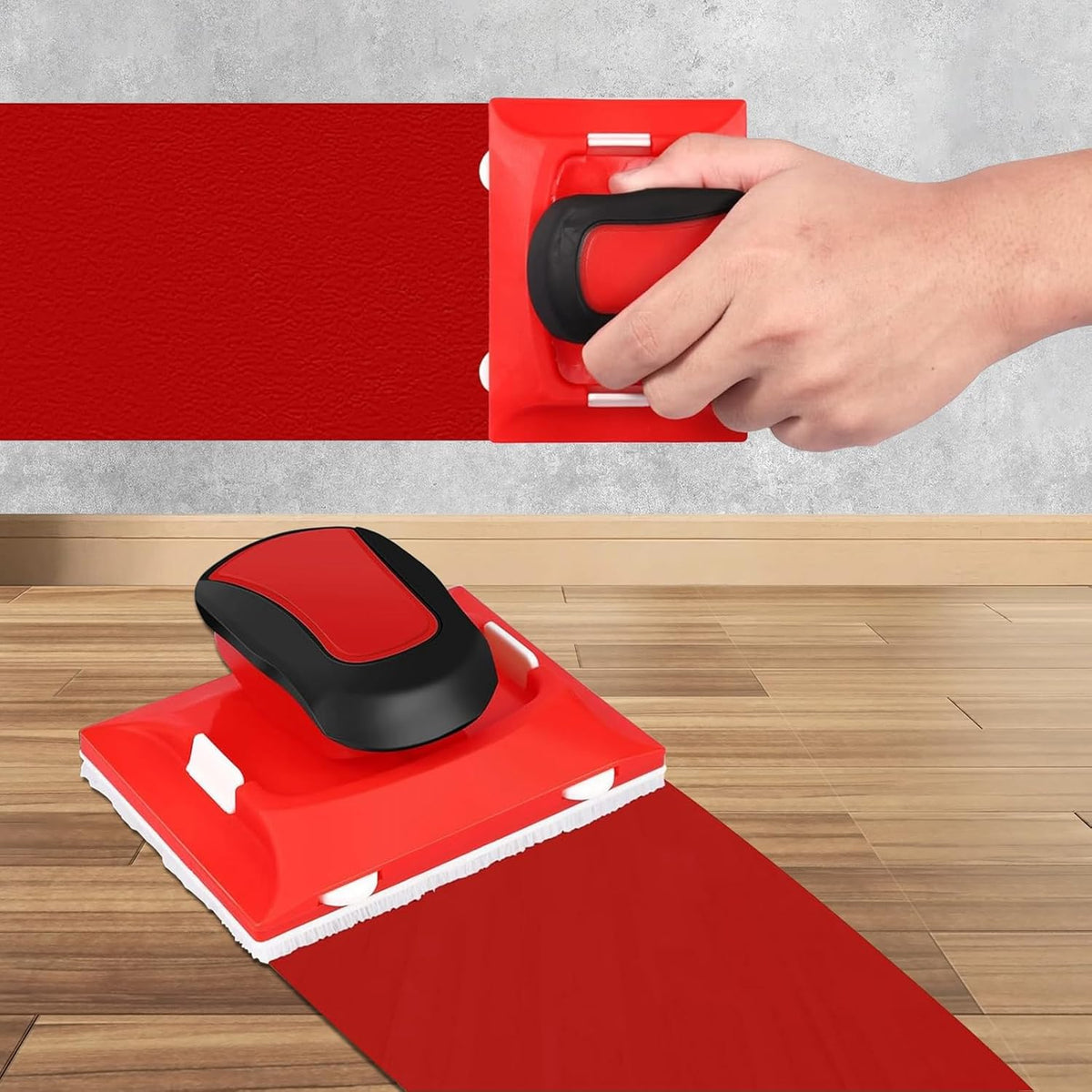 Outil de peinture pour bordures à poignée orientable