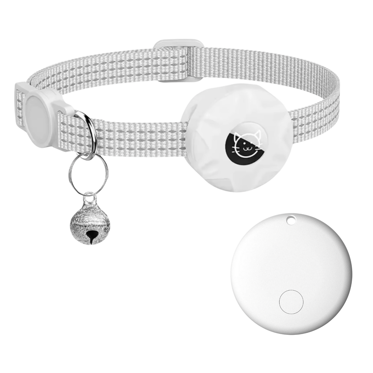Collier pour chat avec traceur compatible réseau Android