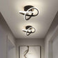 Plafonnier LED à trois anneaux et trois teintes lumineuses