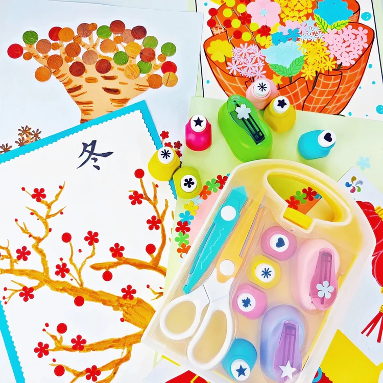 Kit de perforatrices créatives en ABS et inox