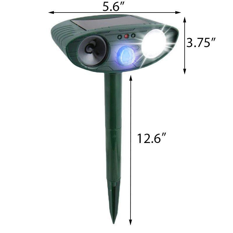 Répulsif solaire de jardin à fréquence réglable