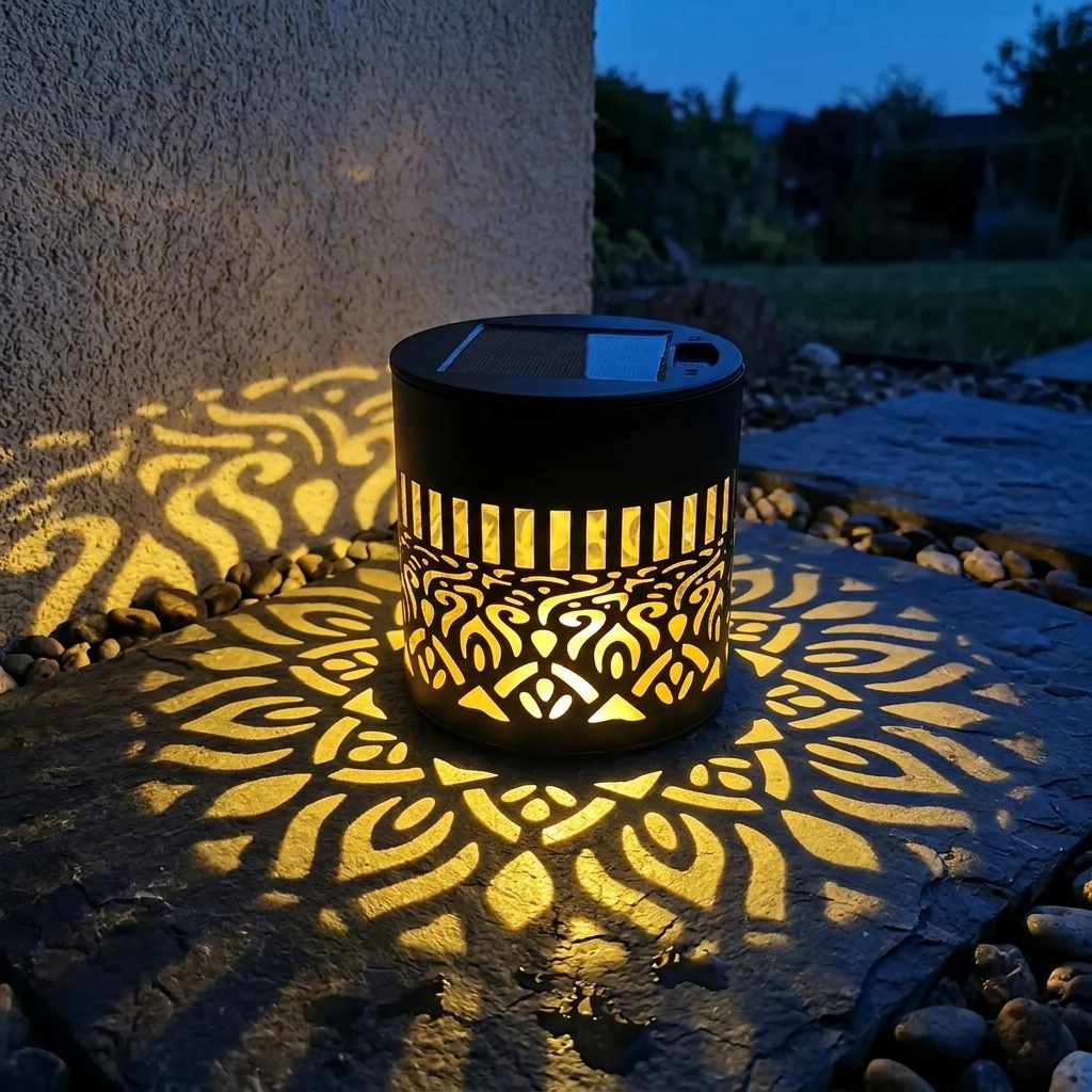 Applique solaire à motif mandala