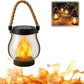 Lanterne solaire extérieure à effet flamme LED – image 8