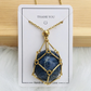 Collier porte-pierre interchangeable en acier inoxydable