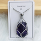Collier porte-pierre interchangeable en acier inoxydable