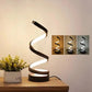 Lampe de table LED en spirale à 3 niveaux de luminosité