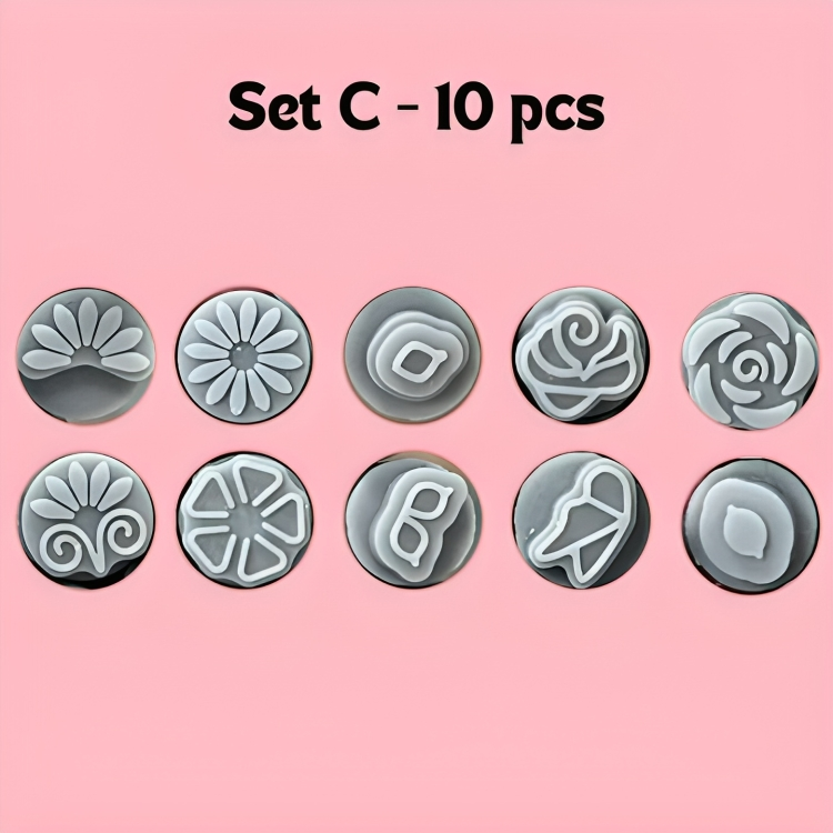 Tampons de décoration des ongles – 10 ou 30 pièces