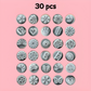Tampons de décoration des ongles – 10 ou 30 pièces