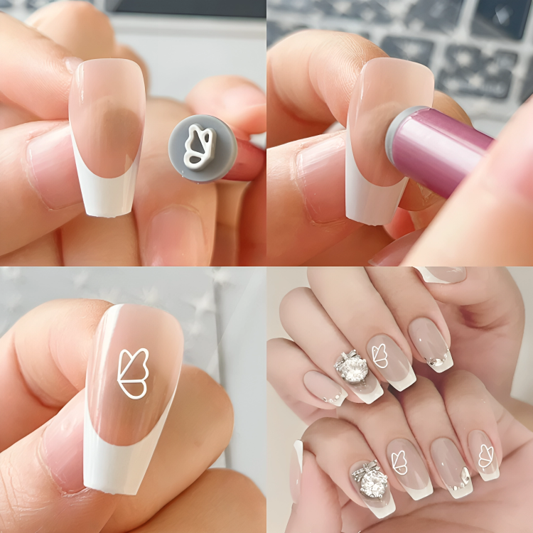 Tampons de décoration des ongles – 10 ou 30 pièces