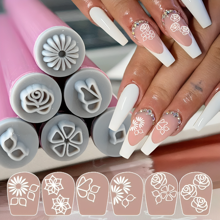 Tampons de décoration des ongles – 10 ou 30 pièces