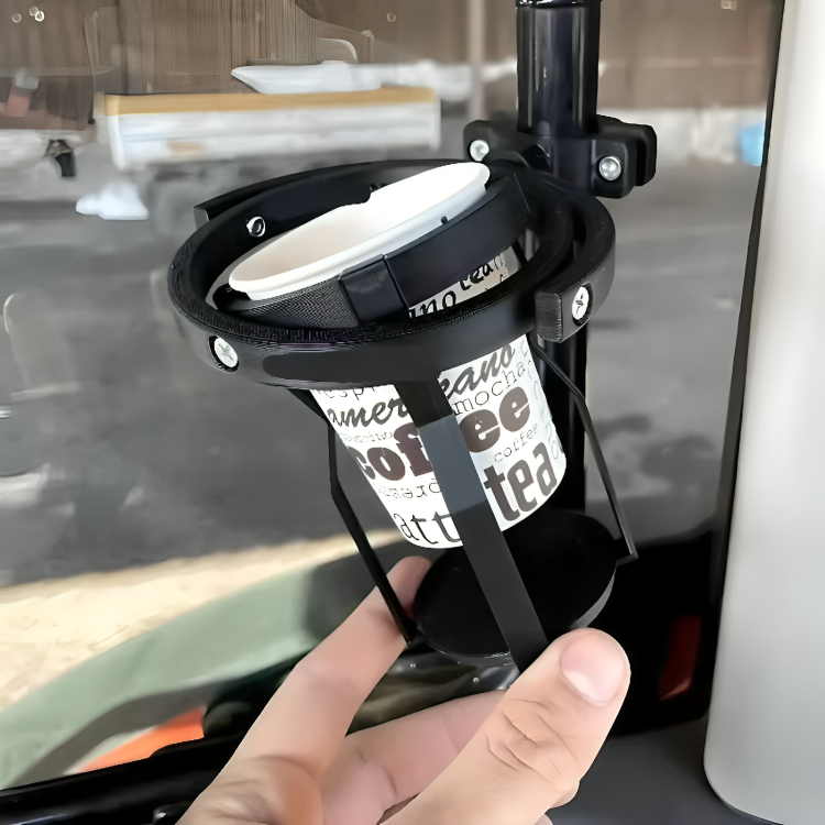 Porte-gobelet pour vélo ou scooter, 13,5 × 16,8 × 12,3 cm