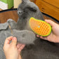 Brosse de toilettage avec brumisation pour animaux