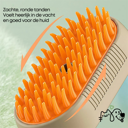 Brosse de toilettage 3 en 1 avec brumisation