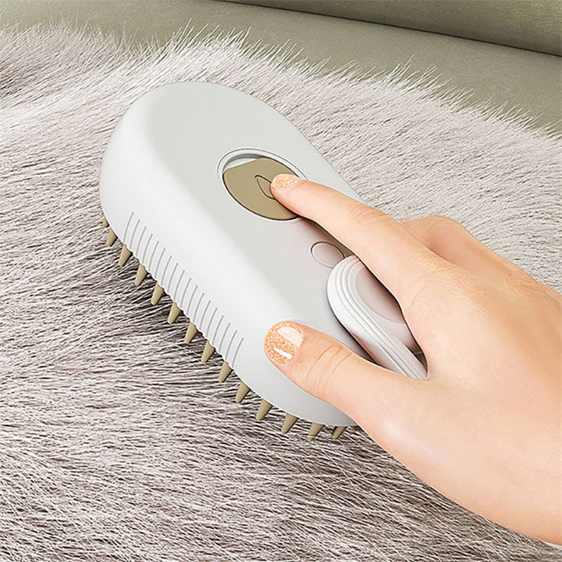 Brosse de toilettage 3 en 1 avec brumisation