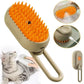 Brosse de toilettage 3 en 1 avec brumisation