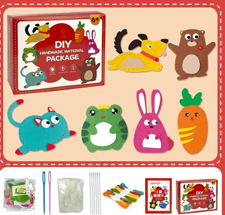 Kit de couture créative pour réaliser des poupées