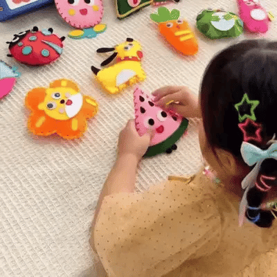 Kit de couture créative pour réaliser des poupées