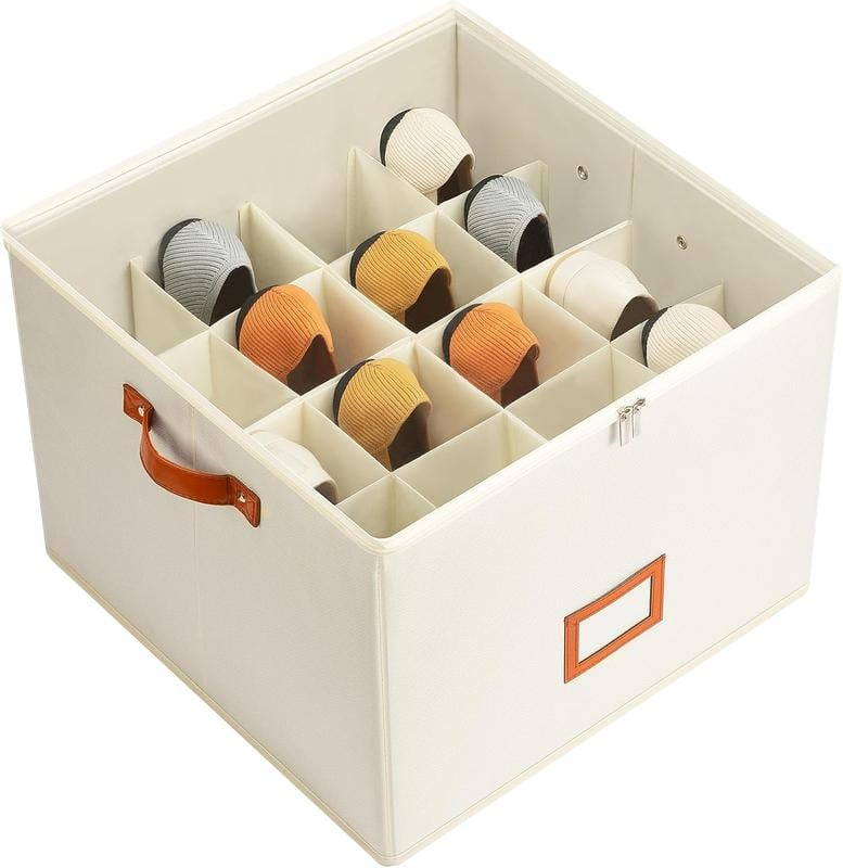 Boîte de rangement à chaussures avec couvercle transparent