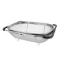 Passoire extensible pour évier en acier inoxydable, 6 litres