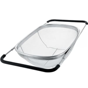 Passoire extensible pour évier en acier inoxydable, 6 litres