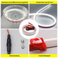 Bande lumineuse LED souple pour voiture 12 V
