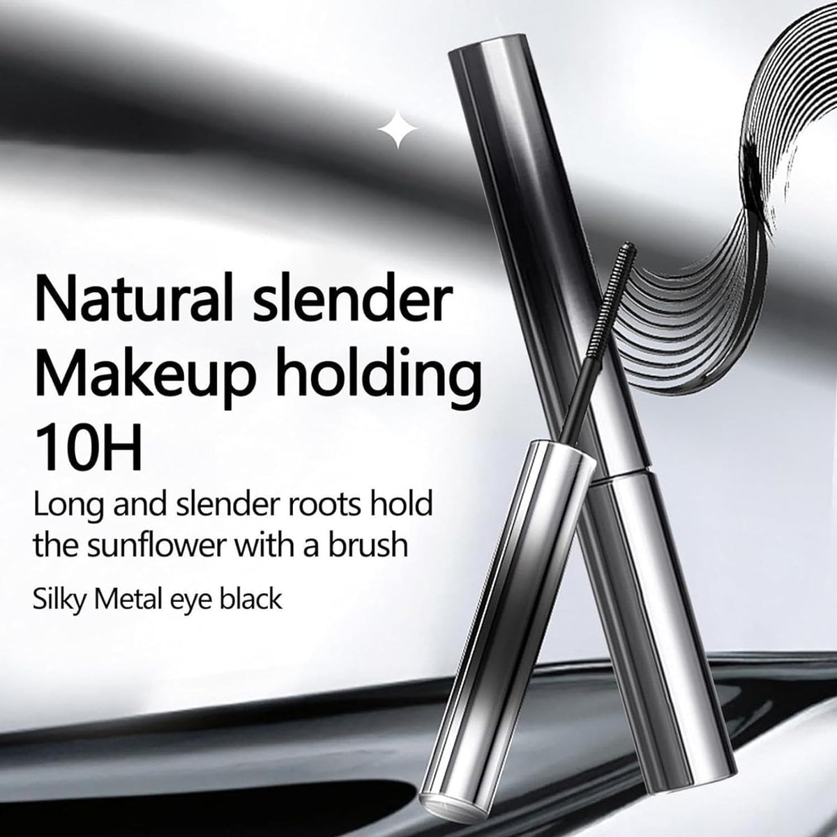 Mascara avec applicateur métallique
