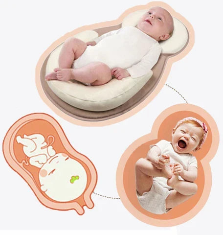 Coussin de positionnement pour bébé – 54 × 35 × 5 cm