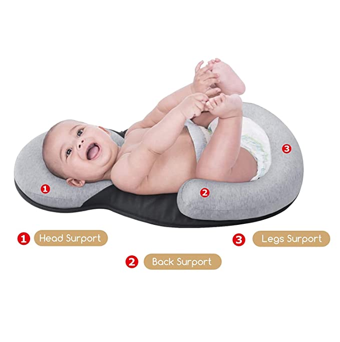Coussin de positionnement pour bébé – 54 × 35 × 5 cm