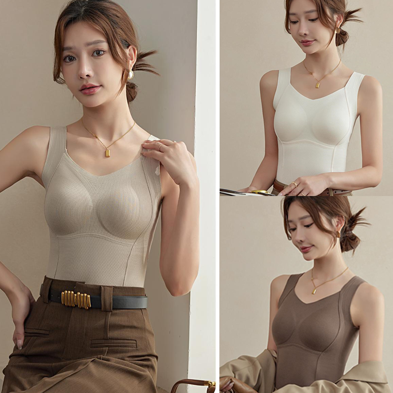 Débardeur thermique avec soutien-gorge intégré