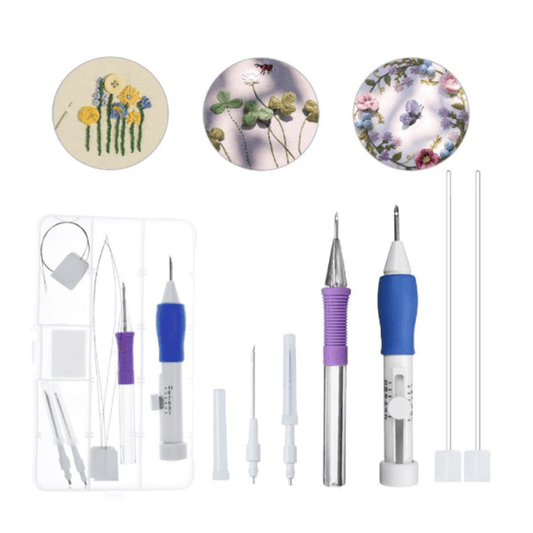 Kit broderie créative pour personnaliser vos textiles