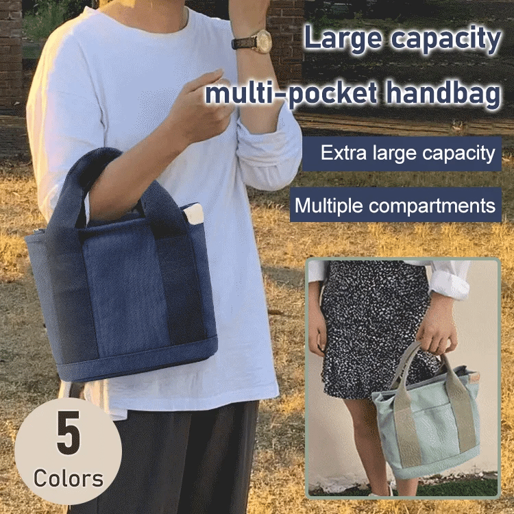 Sac à main à plusieurs compartiments avec bandoulière