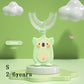 Brosse à dents en U pour enfants avec motif animal