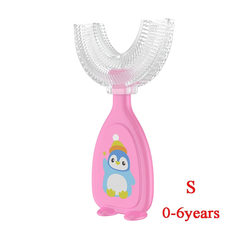 Brosse à dents en U pour enfants avec motif animal