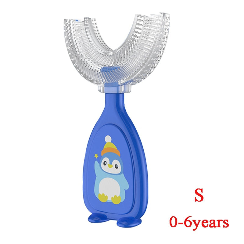 Brosse à dents en U pour enfants avec motif animal