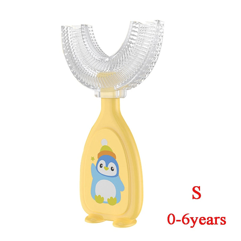 Brosse à dents en U pour enfants avec motif animal