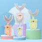 Brosse à dents en U pour enfants avec motif animal