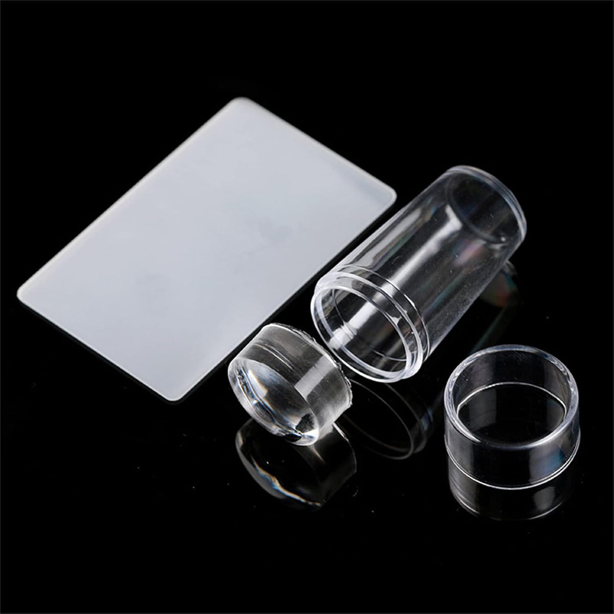 Lot de 2 ensembles de tampons de manucure en silicone