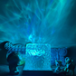 Lampe cristal à effet aurore boréale