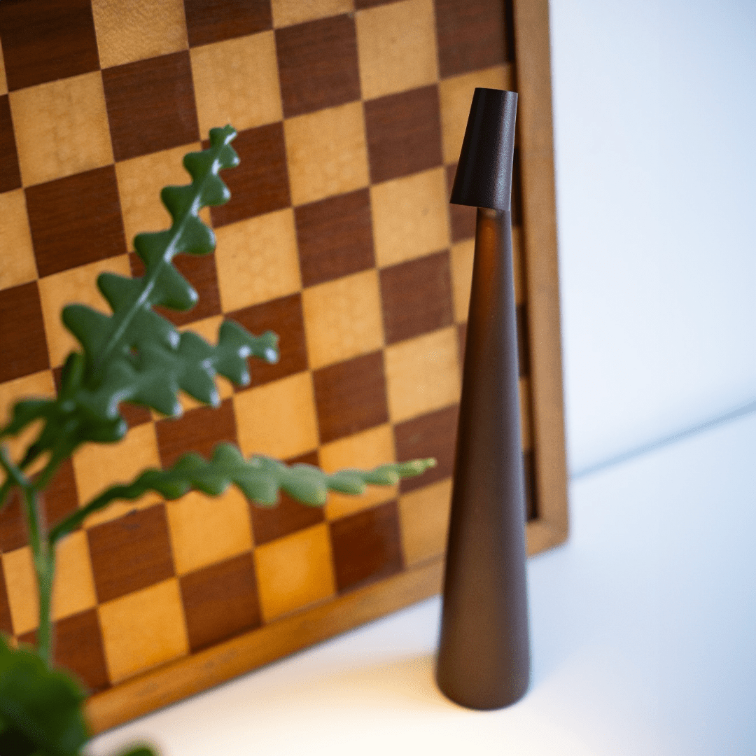 Lampe de table LED rechargeable à variation tactile 3 niveaux