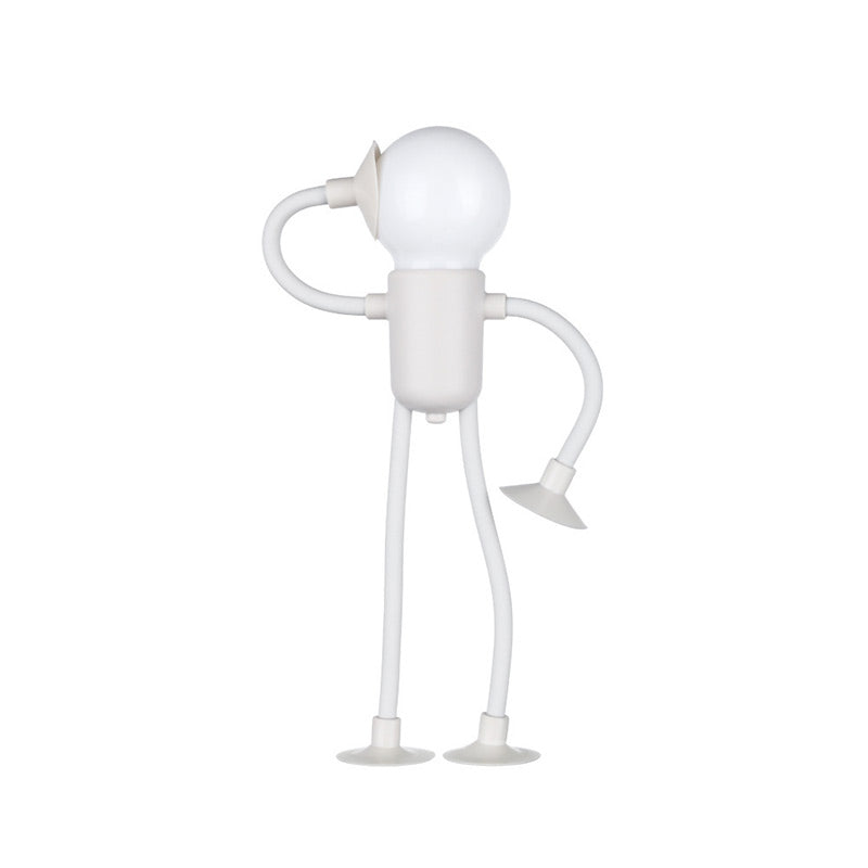 Lampe de table LED en forme de robot, 25 × 15 cm