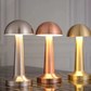 Lampe champignon en métal rechargeable à commande tactile