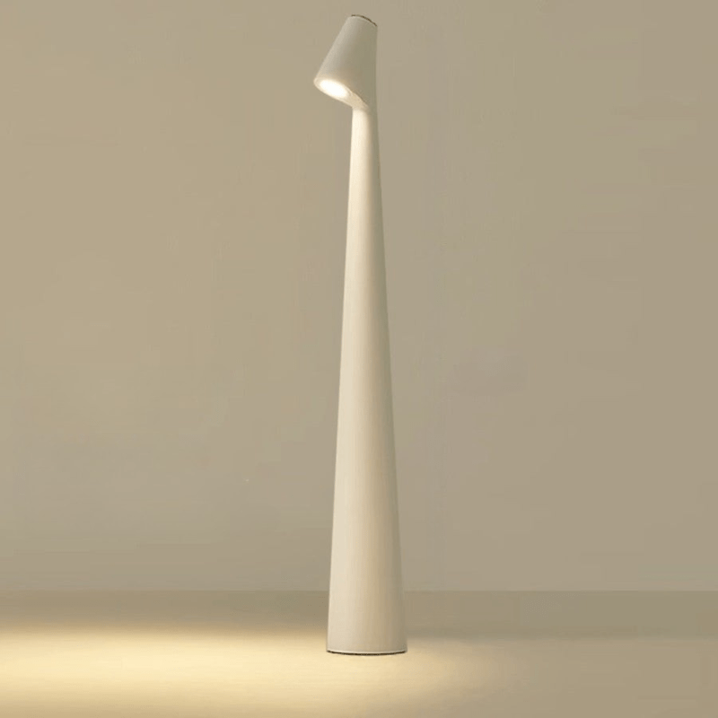 Lampe de table LED sans fil à variateur et recharge USB-C